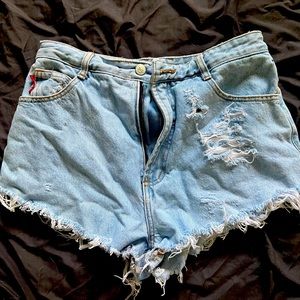 Bongo Distressed Jean Shorts